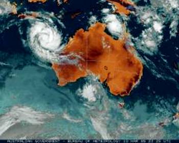 Zyklon Ingrid über Australien